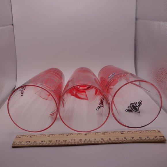 Set of Three New Orleans Saints Budweiser Proud Sponsor of the NFL Beer Glasses - Picture 6 of 9